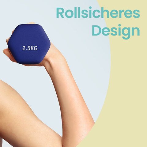 Rootz Adjustable Dumbbell Set - Free Weights - Home Gym Equipment - Space-Saving Design - 32cm x 8cm x 8cm