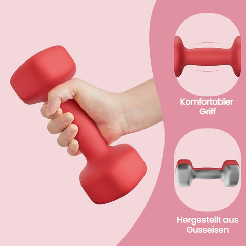 Rootz Dumbbells Set - Weightlifting Accessories - Home Gym Equipment - Compact & Versatile - 2 x 3kg