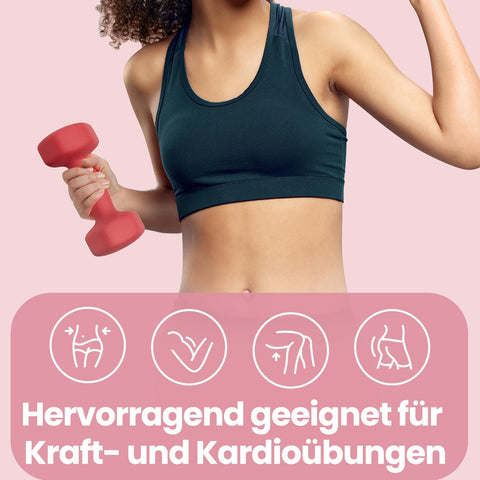 Rootz Dumbbells Set - Weightlifting Accessories - Home Gym Equipment - Compact & Versatile - 2 x 3kg