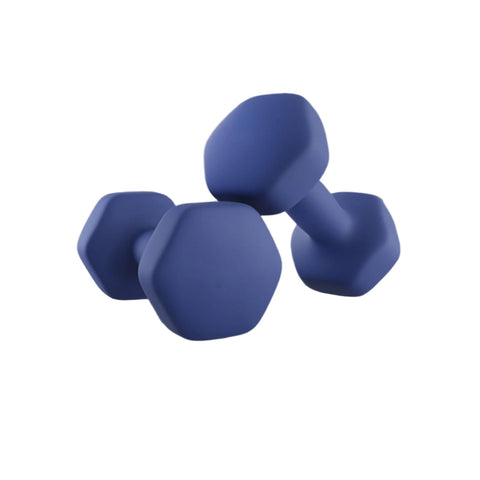 Rootz Dumbbells Set - Free Weights - Strength Training Weights - Durable Neoprene Coating - 21cm x 10.5cm