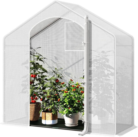 Rootz Premium Greenhouse - Garden Enclosure - Plant House - UV Protection - Frost Resistant - Pest Control - 200cm x 80cm x 200cm