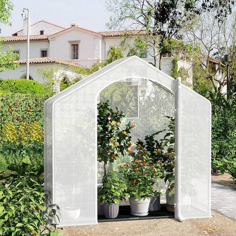 Rootz Premium Greenhouse - Garden Enclosure - Plant House - UV Protection - Frost Resistant - Pest Control - 200cm x 80cm x 200cm