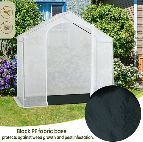 Rootz Premium Greenhouse - Garden Enclosure - Plant House - UV Protection - Frost Resistant - Pest Control - 200cm x 80cm x 200cm