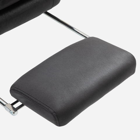 Rootz Office Chair - Ergonomic Executive Chair - Massage & Heated Chair - Superior Comfort - 65cm x 72cm x 109-117cm - Black Synthetic Leather