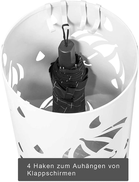 Rootz Umbrella Stand - Storage Container - Rust-Free Holder - 49cm x 20cm - Iron Material - Versatile - Stylish Decor - Practical Design