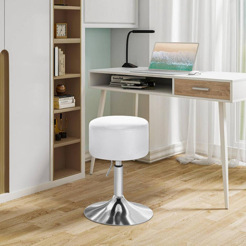 Rootz Bar Stool Set - Swivel Chairs - Adjustable Height - Comfortable Cushion - 33.5cm Seat - Rust-Proof Metal - 52-67cm - 38.5cm Base