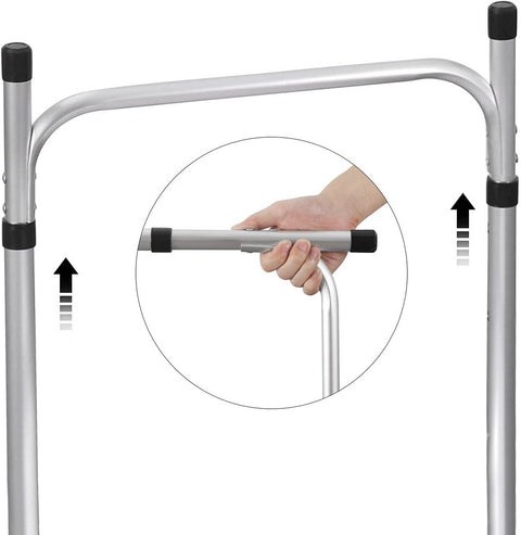 Rootz Adjustable Camping Table - Portable Folding Table - Outdoor Dining Table - Height Adjustable, Integrated Storage, Easy Maintenance - 47cm x (62cm - 69.5cm) x 120cm