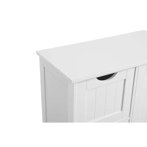 Rootz Bathroom Cabinet - Storage Organizer - Cupboard - MDF - Clutter-Free Solution - Versatile Use - White - 60cm x 30cm x 81cm