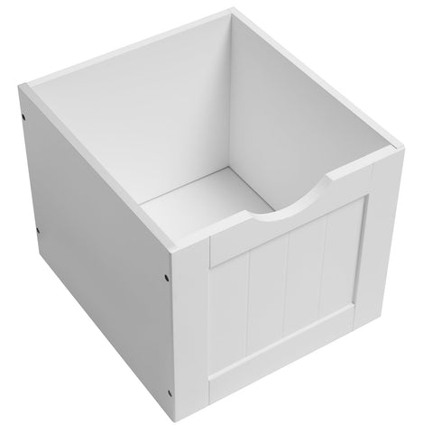 Rootz Bathroom Cabinet - Storage Organizer - Cupboard - MDF - Clutter-Free Solution - Versatile Use - White - 60cm x 30cm x 81cm