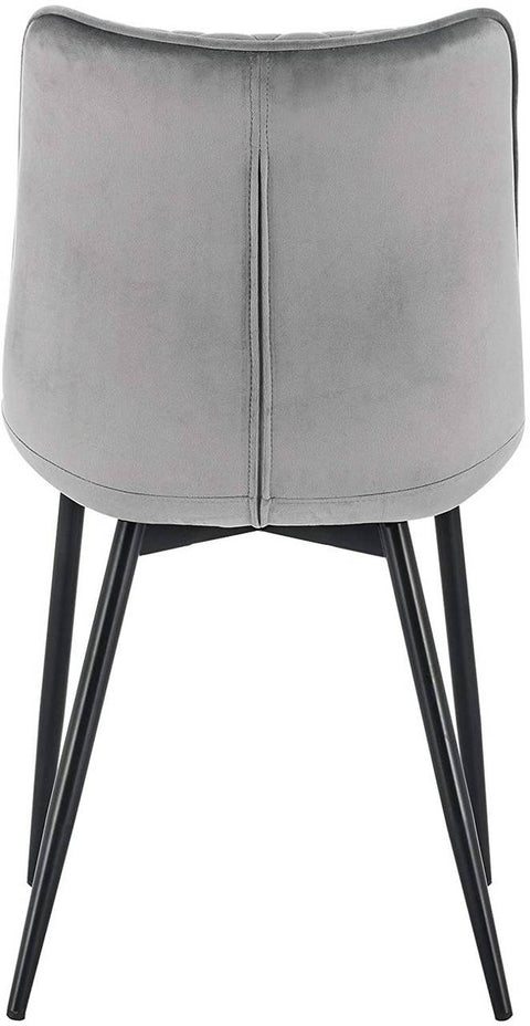 Rootz Velvet Dining Chairs - Elegant Chairs - Comfortable Seating - Durable, Ergonomic, Anti-Slip - 46cm x 40.5cm x 85.5cm