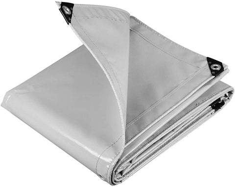 Rootz Ultimate Protective Tarpaulin - Weatherproof Cover - Multi-Use Tarp - Durable PVC - UV Resistant - Easy to Secure - 3x6 m