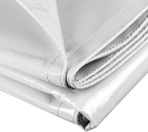 Rootz Ultimate Beschermend zeildoek - Hoes - Tarp - Duurzaam, weerbestendig, UV-bestendig - 4m x 6m - PVC gecoat polyester
