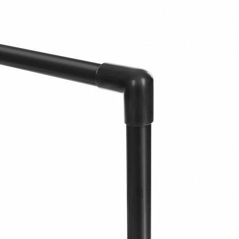 Rootz Metal Shoe Rack - Shoe Storage - Shoe Organizer - Iron Shoe Stand - 45cm x 30cm x 106cm - Black - 30kg Capacity - DIY Assembly