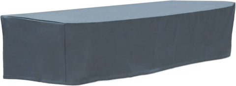 Rootz 600D Oxford Fabric Garden Furniture Cover - Outdoor Patio Table Cover - Weatherproof & UV Resistant - 218x77x55cm