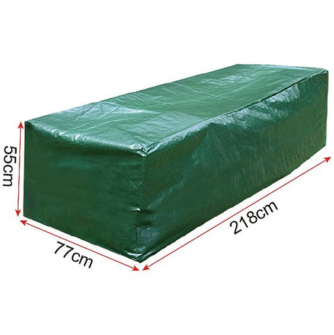 Rootz Garden Furniture Cover - Patio Set Cover - Outdoor Table Cover - PE Fabric - 218cm x 77cm x 55cm