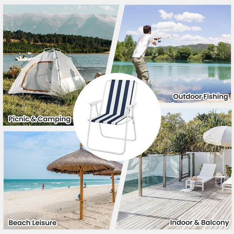 Rootz Ultralight Camping Chair - Portable & Foldable - Quick Setup, Lightweight, Durable - 600D Oxford Fabric - 58cm x 53cm x 76cm (Unfolded)