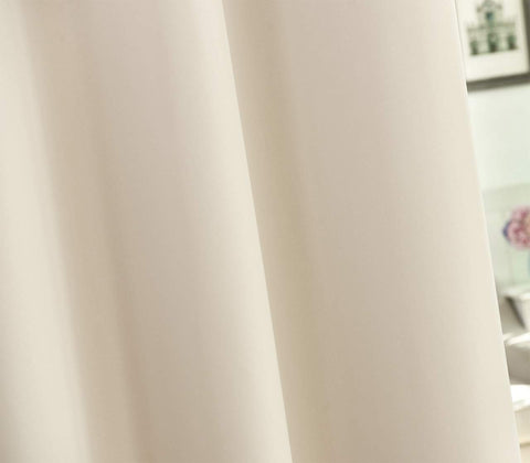 Rootz Opaque Curtain - Blackout Drape - Thermal Curtain - Energy-Saving - 135x245cm - Brown