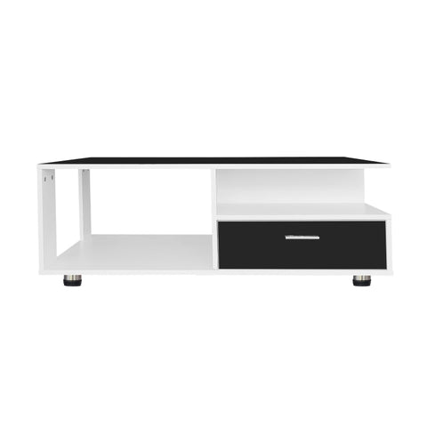 Rootz LED Coffee Table - Modern Center Table - Illuminated Living Room Table - App-Controlled Lighting - 110L x 38.5W x 55H cm