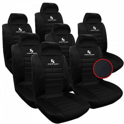 Rootz Embroidered Car Seat Cover - Dragon Design - Polyester Foam - 100% Polyester - Universal Fit - 3-8mm Foam - Washable - Seat Covers Kit