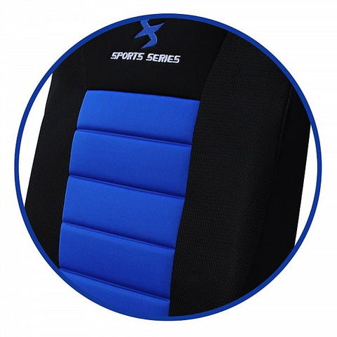 Rootz Car Seat Cover Set - Front Seat Protector - Polyester Fabric Cover - Wear-resistant - Dragon Embroidery - Easy Assembly - Universal Fit - 100% Polyester - Foam Padding - 3mm - Machine Washable