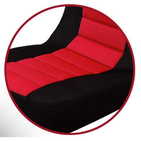 Rootz Car Seat Cover Set- Polyester Front Seat Protector - Dragon Embroidery - Easy Assembly - 100% Polyester Foam - Universal Fit - 3-8mm Foam - 30°C Washable - 2 Pieces