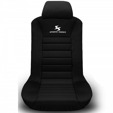 Rootz Car Seat Cover - Front Seats Protector - Dragon Embroidery Design - 100% Polyester - Foam Padding - Easy Assembly - Universal Fit - 3-8mm Foam - 30° Washable