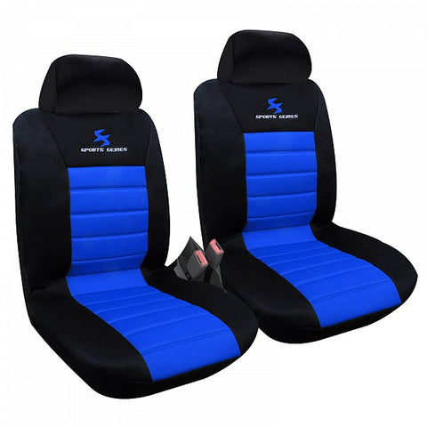 Rootz Car Seat Cover Set - Front Seat Protector - Polyester Fabric Cover - Wear-resistant - Dragon Embroidery - Easy Assembly - Universal Fit - 100% Polyester - Foam Padding - 3mm - Machine Washable