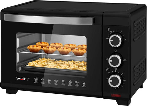 Rootz Mini Oven - Compact Kitchen Appliance - Electric Cooker - Efficient Dual Heating - Multi-Functional Cooking - Easy Operation - 453mm x 298mm x 333mm