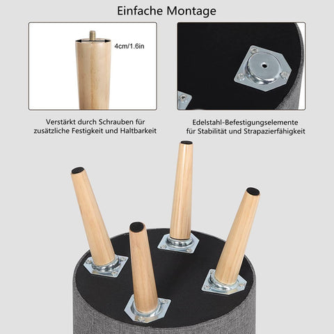 Rootz Adjustable Faux Leather Bar Stool - Counter Chair - Swivel Seat - Height Adjustable, 360° Rotation, Ergonomic Comfort - 84cm to 106cm x 38cm x 35cm