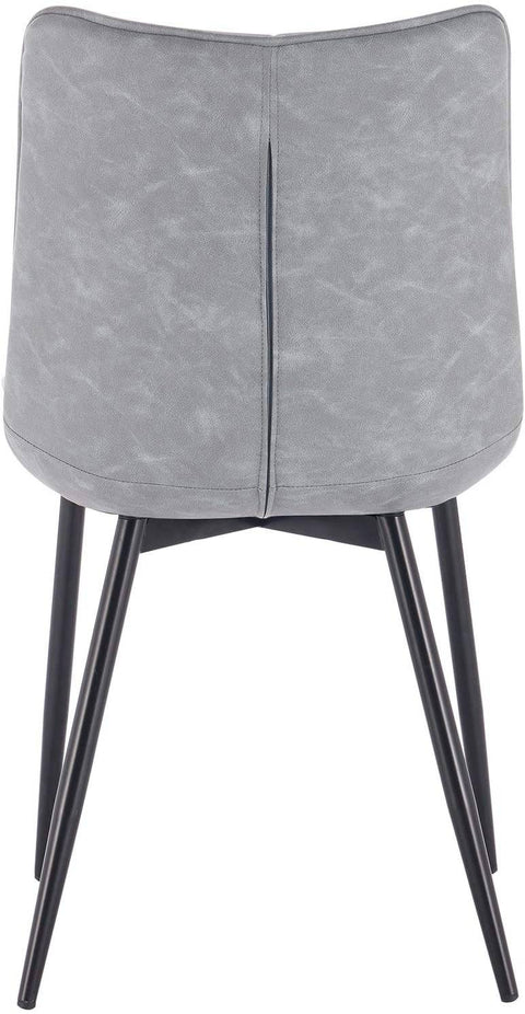 Rootz Set of 4 Dining Chairs - Modern Kitchen Chairs - Stylish Seating - Durable Faux Leather - Ergonomic Design - Floor Protection - 85.5cm x 46 x 40.5cm