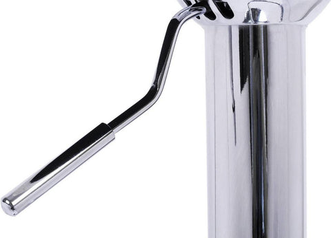 Rootz Adjustable Faux Leather Bar Stool - Counter Stool - Swivel Barstool - Height Adjustable - 360° Swivel - Comfortable Padding - Chrome-Plated Steel - 84cm-106cm x 38cm x 35cm