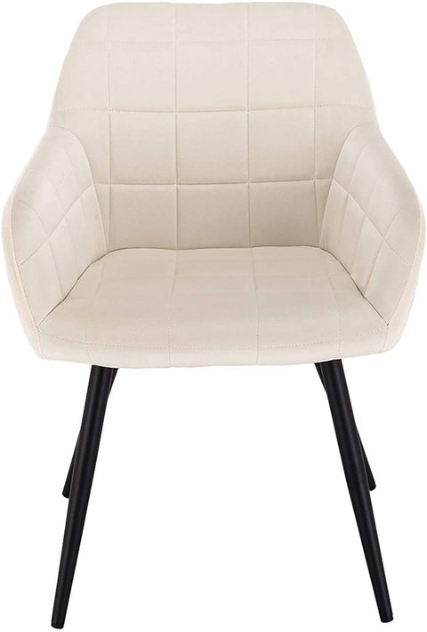 Rootz fluwelen eetkamerstoelen - elegante zitplaatsen - comfortabele stoelen - ergonomisch ontwerp - duurzame constructie - eenvoudige montage - 49 cm x 43 cm x 81 cm