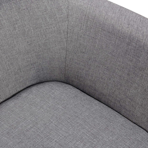 Rootz Dining Room Chairs Set of 2 - Upholstered Chairs - Armchairs - Enhanced Comfort - Durable & Sturdy - Versatile Design - Linen & Solid Wood - 40cm x 40cm x 82cm