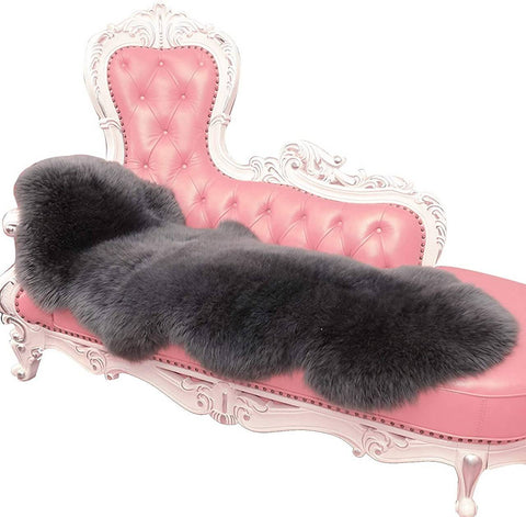 Rootz Premium Natural New Zealand Lambskin Rug - Sheepskin Rug - Fur Carpet - Luxurious & Plush - Eco-Friendly & Sustainable - Versatile Decor - Various Sizes Available
