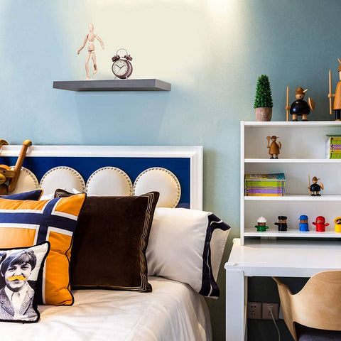 Rootz Set of 4 Wall Shelves - Floating Shelves - Display Ledges - Moisture Resistant - Easy Installation - Versatile Use - 60cm x 22.9cm x 3.8cm