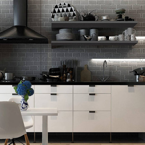 Rootz Set of 4 Wall Shelves - Floating Shelves - Display Ledges - Moisture Resistant - Easy Installation - Stylish & Versatile - 60cm x 22.9cm x 3.8cm