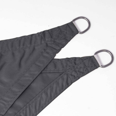Rootz Sun Sail - Shade Canopy - Sun Protection - UV Blocker - 93% UV Protection - 2.5x2.5x3.5 m - Grey