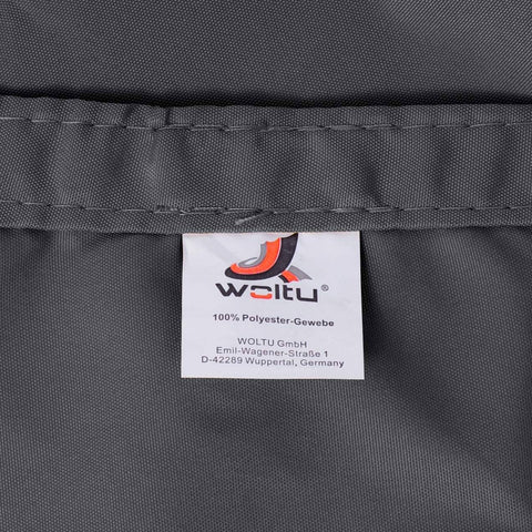 Rootz Sun Sail - Shade Canopy - UV Protection Tarp - Protects 93% UV Rays - 2x2m Size - Tear-Resistant & Water-Repellent Grey Fabric
