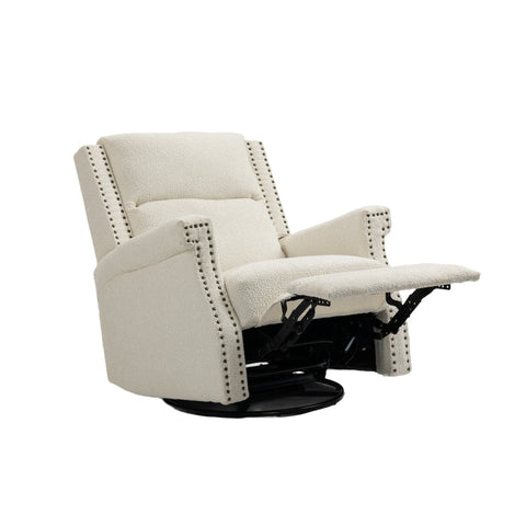 Rootz Swivel Reclining Chair - Armchair - Lounge Chair - Ergonomic Comfort - 80 x 91 x 84 cm