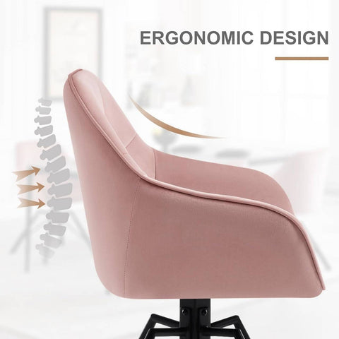 Rootz Swivel Dining Chair - Rotating Chair - Velvet Chair - Ergonomic Comfort - Easy Assembly - Durable Design - 58.5cm x 82.5cm x 54.5cm