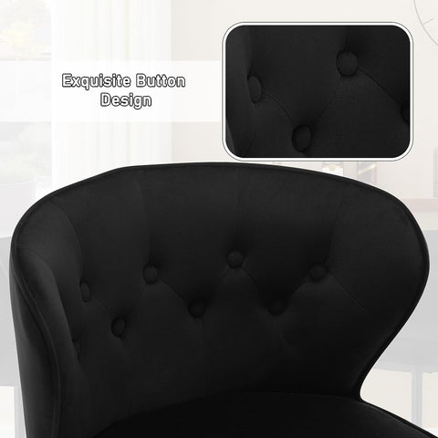 Rootz Velvet Barkruk - Tegenkruk - Gestoffeerde stoel - Comfortabele zitting - Duurzaam metalen frame - Eenvoudige montage - 49 cm x 85 cm x 48,5 cm