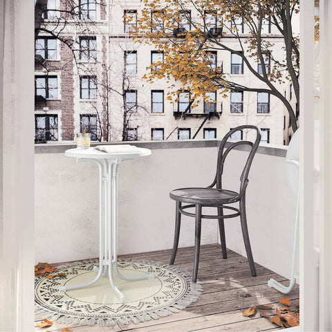 Rootz Standing Table - Bistro Table - Bar Table - Weatherproof - Scratch & UV Resistant - 80x110x80 cm - Ø70 cm Table Top