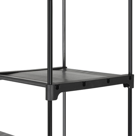 Rootz Fabric Cabinet - Wardrobe Organizer - Clothes Storage - Wrinkle-Free Design - 140cm x 43cm x 174cm