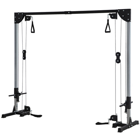 Rootz Strength Training Device - Double Cable Pulley - Opposite Crossover - Versatile Exercise System - 245L x 85W x 207H cm
