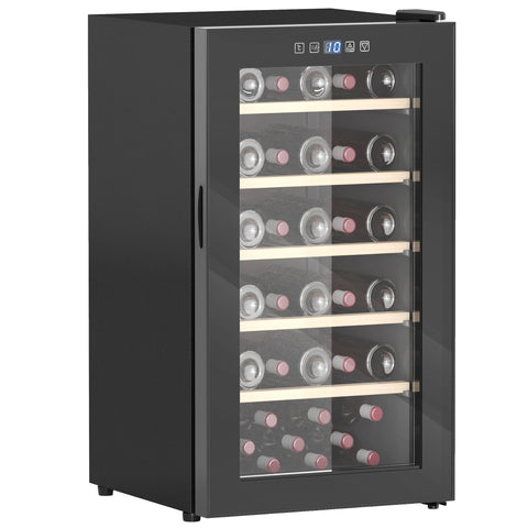 Rootz Wine Refrigerator - Beverage Fridge - Wine Cooler - LED Display - 45.1x53.8x79.8cm - 41 Bottle Capacity