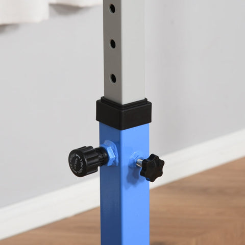 Rootz Gymnastics Bar - Horizontal Bar - Adjustable Height - Durable Steel - 197cm x 121cm x 92-150cm