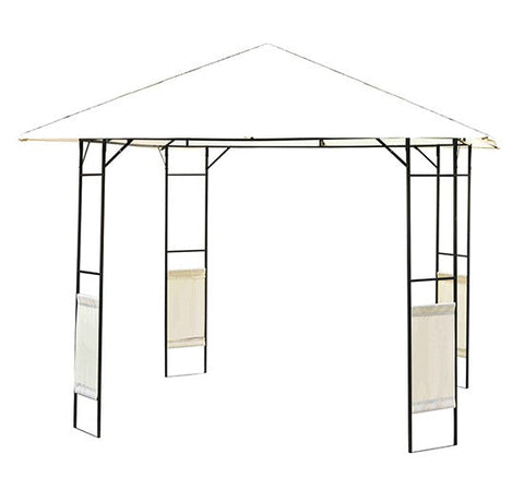 Rootz Garden Pavilion Tent - Party Tent - Marquee Gazebo - Weather-Resistant - 300 x 300 x 260cm