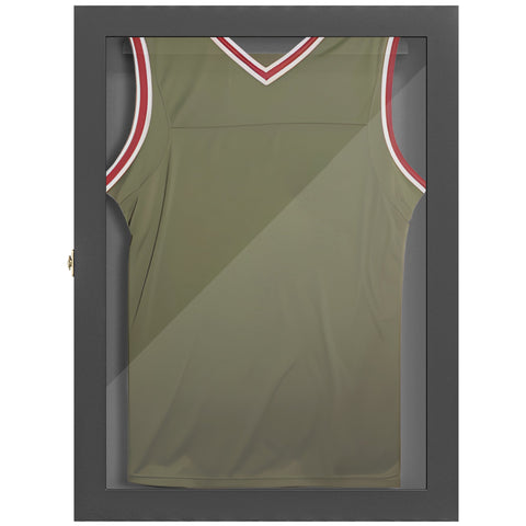 Rootz Frame-Box T-Frame - Jersey Display Case - Sports Memorabilia Frame - Dust Protection - 71cm x 6.5cm x 89cm