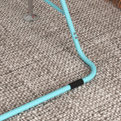 Rootz Children's Aerobics Bar - Gymnastics Pole - Adjustable Gymnastics Bar - Height Adjustable 88-128cm - Foldable for Easy Storage - 154x106.2x88-128cm