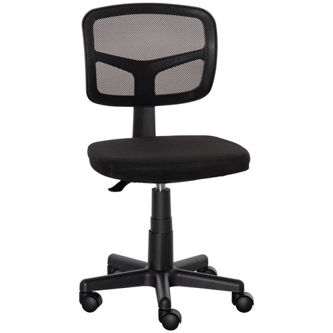 Rootz Ergonomic Office Chair - Desk Chair - Swivel Chair - Height Adjustable - 43cm x 77.5-89.5cm - Black